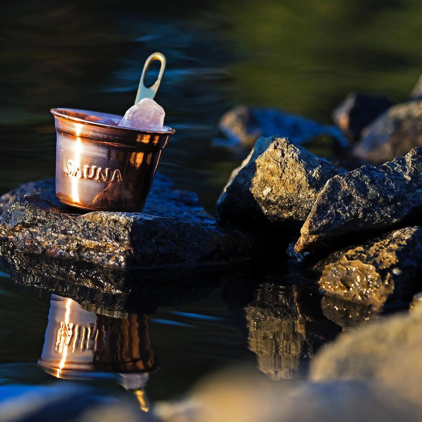 Emendo ストーブカップ (ヒマラヤ産岩塩入り)【サ活グッズ】サウナ用空気清浄機 ストーブカップ 塩サウナ【サウナグッズ】