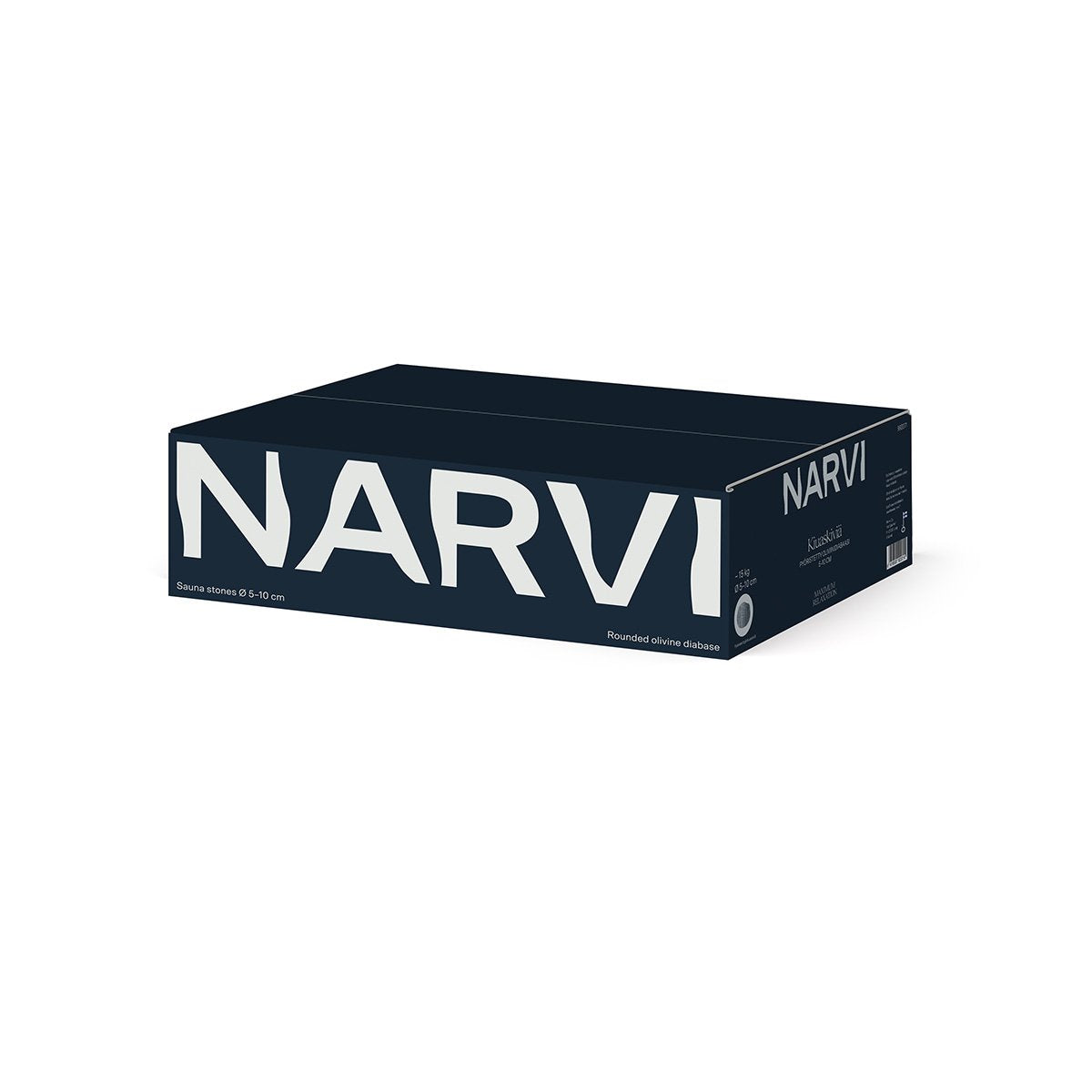 Narvi Rounded sauna stones olivine diabase 5-10cm ナルヴィ 丸型 サウナストーン 5-10cm 15kg